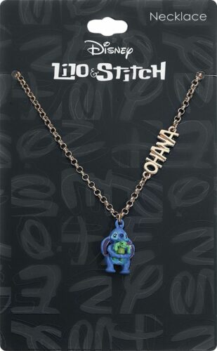 Lilo & Stitch Stitch mit Frosch Náhrdelník - řetízek zlatá