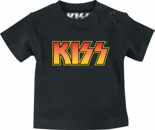 Kiss Logo Baby detská košile černá