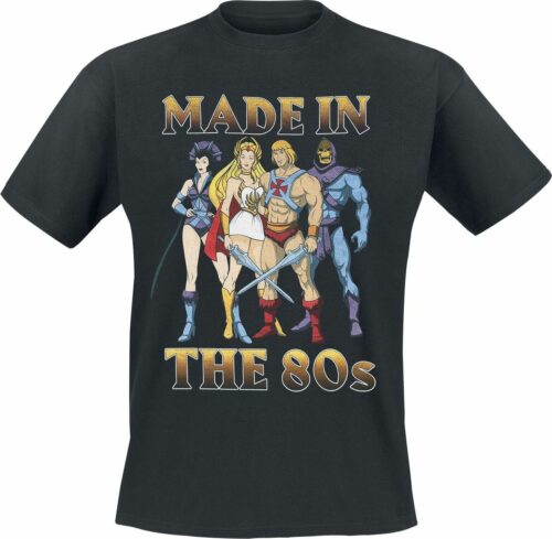 Masters Of The Universe He-Man - Made In The 80s tricko černá