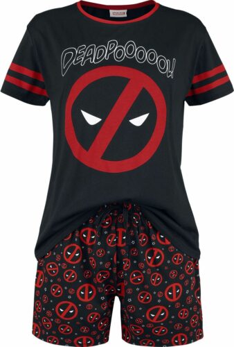 Deadpool Symbols pyžama černá