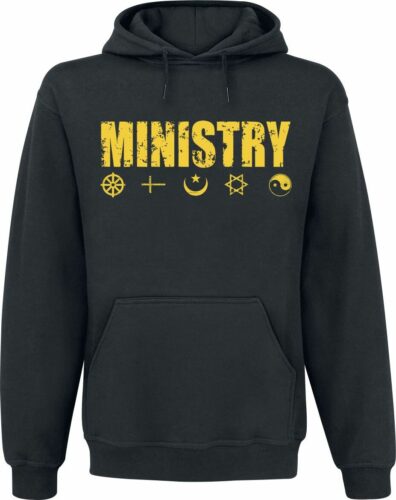 Ministry All Eye Unite mikina s kapucí černá