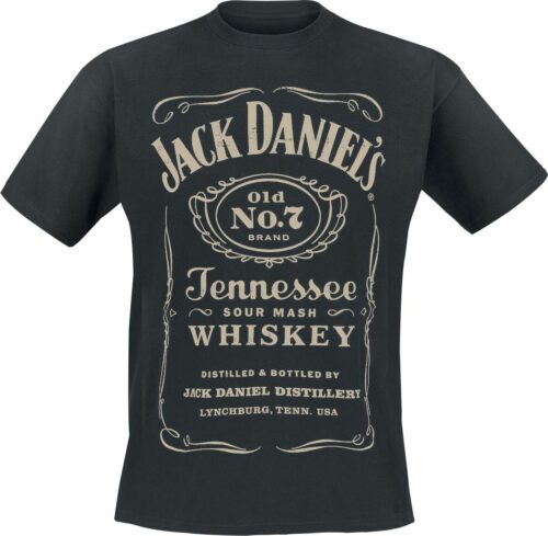 Jack Daniel's Old No. 7 tricko černá