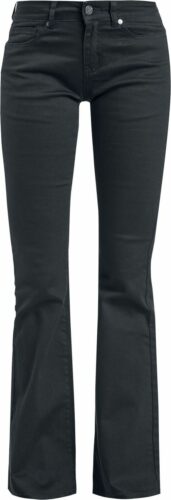 Black Premium by EMP Grace - Schwarze Jeans mit Schlag Dámské džíny černá