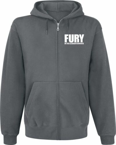 Fury In The Slaughterhouse 30 Years mikina s kapucí na zip prošedivelá