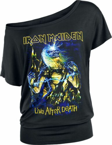 Iron Maiden Live after death dívcí tricko černá
