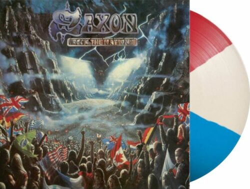 Saxon Rock the nations LP vícebarevný