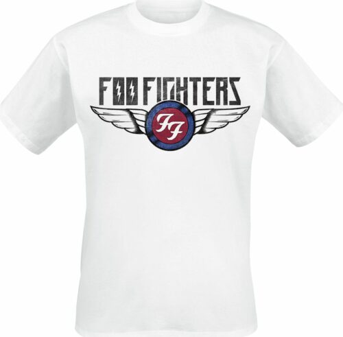 Foo Fighters Flash Wings tricko bílá