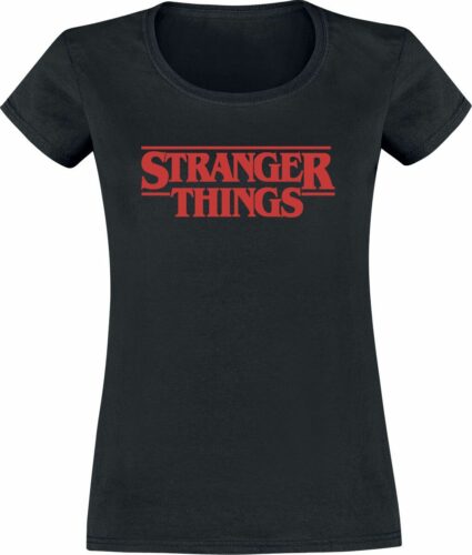 Stranger Things Classic Logo dívcí tricko černá