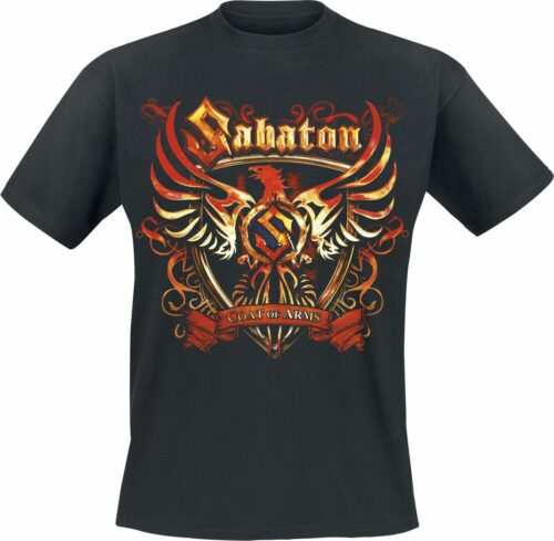 Sabaton Coat Of Arms tricko černá