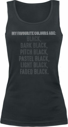 My Favourite Colours dívcí top černá