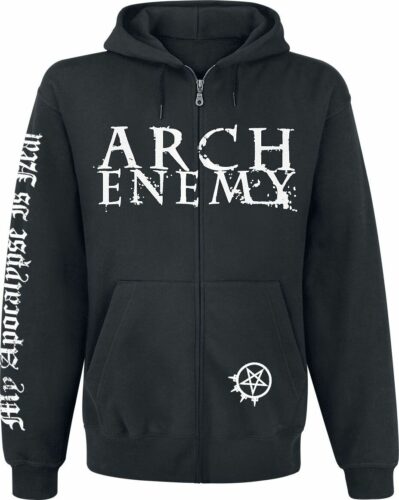 Arch Enemy My Apocalypse mikina s kapucí na zip černá