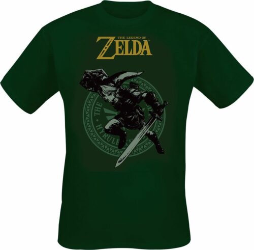 The Legend Of Zelda Link tricko zelená