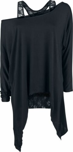 Gothicana by EMP Busting Loose dívcí triko s dlouhými rukávy černá
