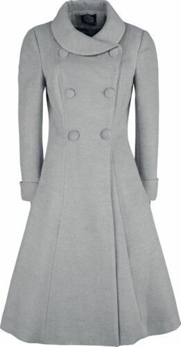 H&R London Kabát s rozšířeným spodním dílem Anastasia Dívcí kabát šedá