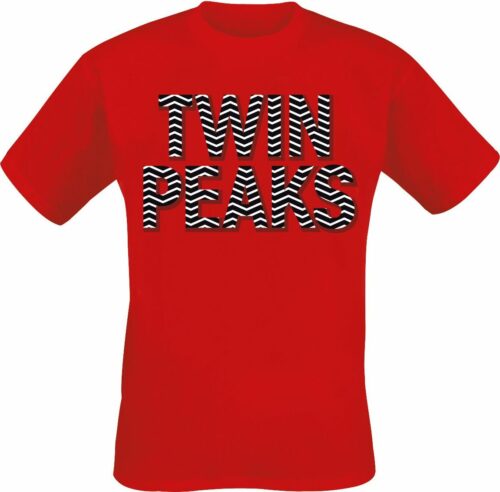 Twin Peaks Logo tricko červená
