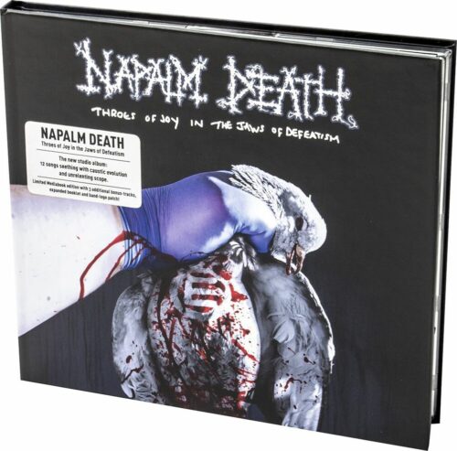 Napalm Death Throes of joy in the jaws of defeatism CD & nášivka standard