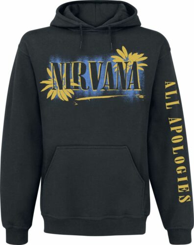 Nirvana All Apologies mikina s kapucí černá