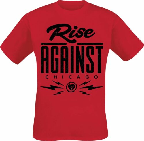 Rise Against Type tricko červená