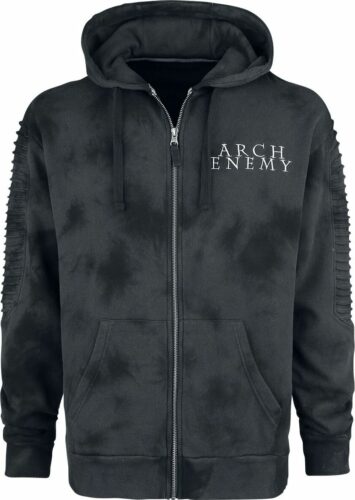 Arch Enemy EMP Signature Collection mikina s kapucí na zip tmave šedá/cerná
