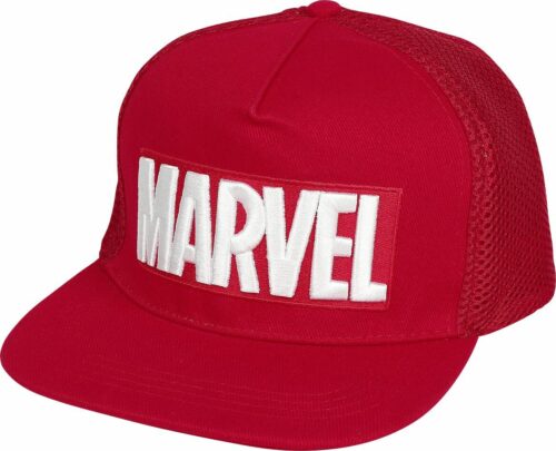 Marvel Logo kšiltovka červená