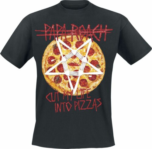 Papa Roach Pizza tricko černá
