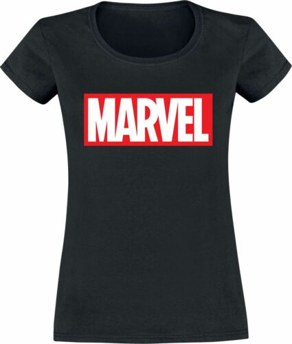 Marvel Logo dívcí tricko černá