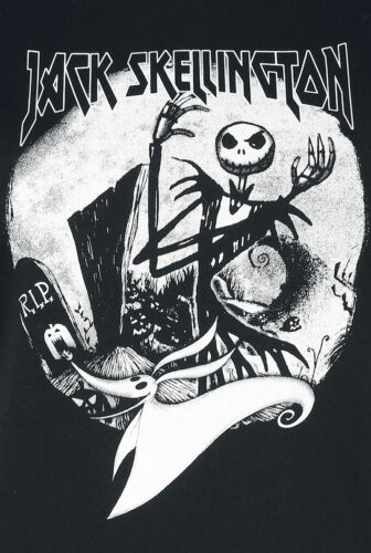 The Nightmare Before Christmas Jack Skellington - Evil dívcí triko s dlouhými rukávy šedá/cerná