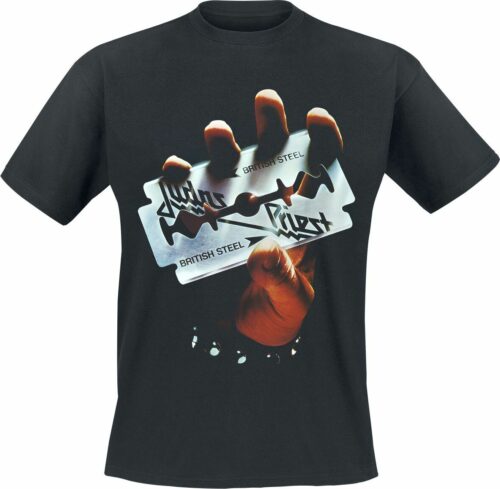 Judas Priest British Steel Album Tracklist tricko černá