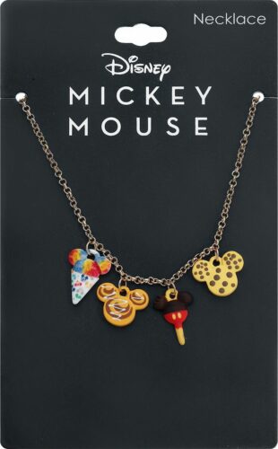 Mickey & Minnie Mouse Food Náhrdelník - řetízek zlatá