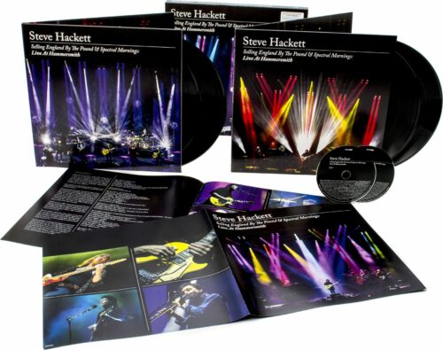 Steve Hackett Selling England By The Pound & Spectral Mornings: Live At Hammersmith 4-LP & 2-CD standard
