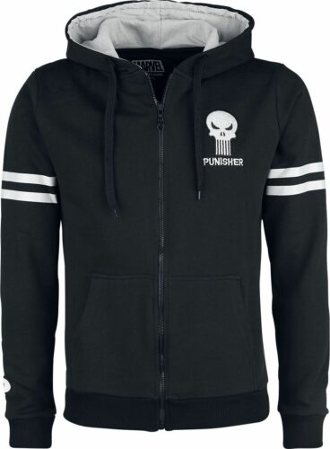 The Punisher New York Punisher mikina s kapucí na zip černá