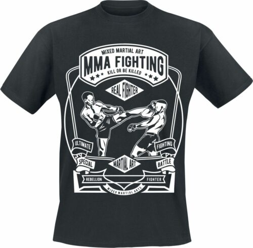 MMA Fighting tricko černá