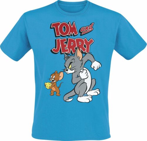 Tom And Jerry Cat And Mouse tricko modrá