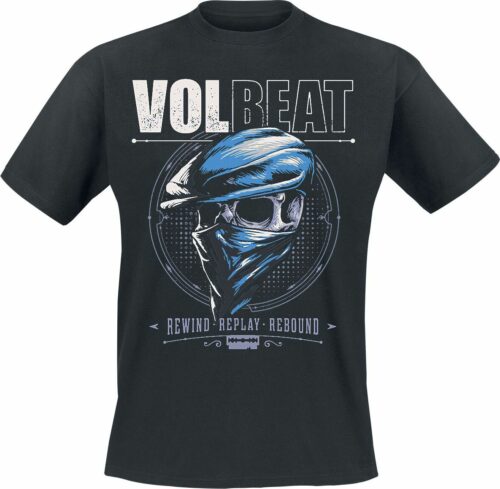 Volbeat Bandana Skull tricko černá