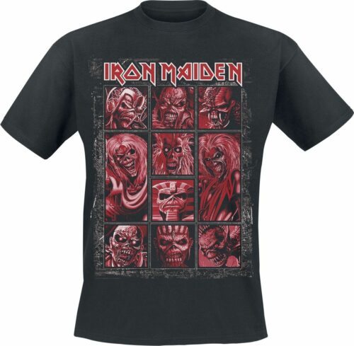 Iron Maiden Ten Eddies Red Tone tricko černá
