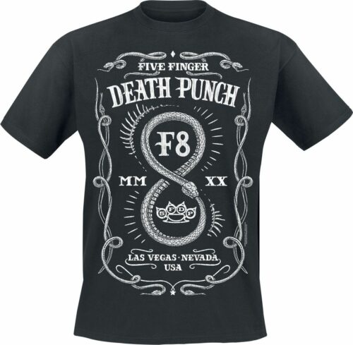 Five Finger Death Punch F8 Infinity Label tricko černá