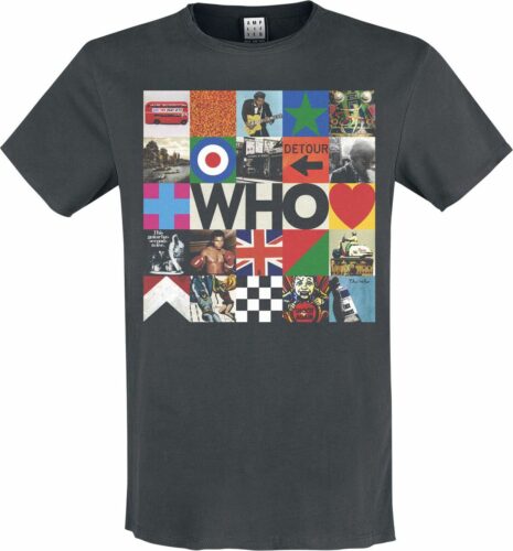 The Who Amplified Collection - The Who By The Who tricko charcoal