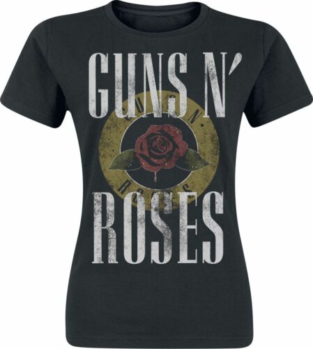 Guns N' Roses Rose Logo dívcí tricko černá
