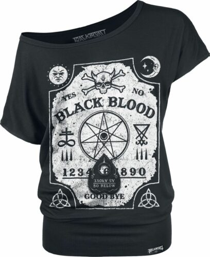 Black Blood Witchboard dívcí tricko černá