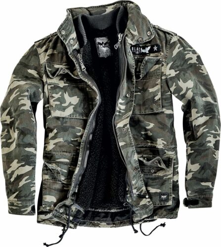 Black Premium by EMP Army Field Jacket bunda maskáčová