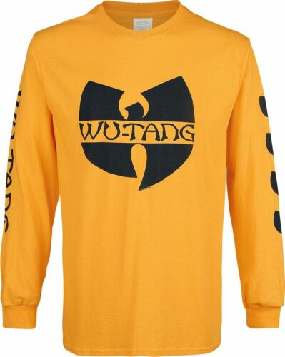 Wu-Tang Clan Black Logo tricko s dlouhým rukávem žlutá
