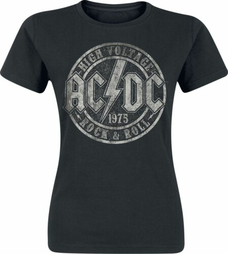 AC/DC High Voltage 1975 dívcí tricko černá