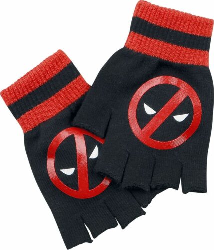 Deadpool Logo rukavice cerná/cervená
