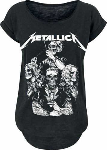 Metallica S&M2 Skull Tux dívcí tricko černá