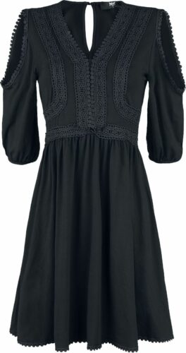 Black Premium by EMP Šaty v boho stylu Black Premium šaty černá