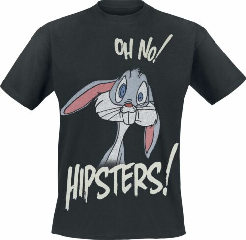 Looney Tunes Oh No! Hipsters! tricko černá