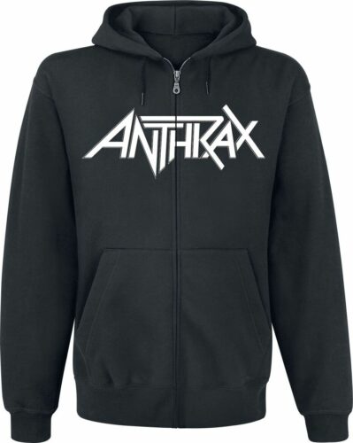Anthrax Notman NYC mikina s kapucí na zip černá