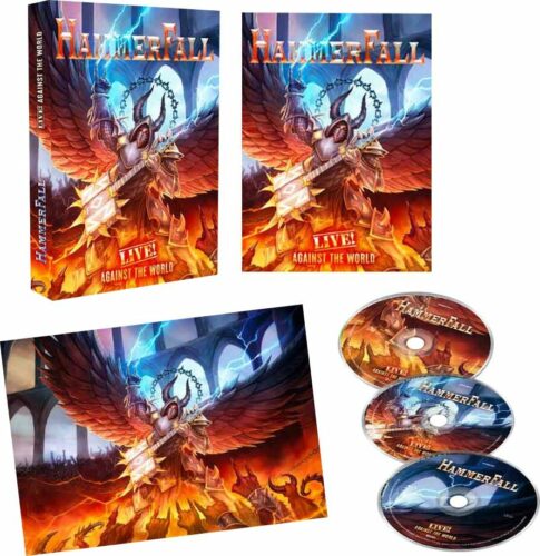 HammerFall Live! Against the world 2-CD & Blu-ray standard