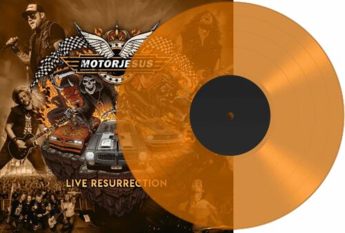 Motorjesus Live resurrection LP oranžová