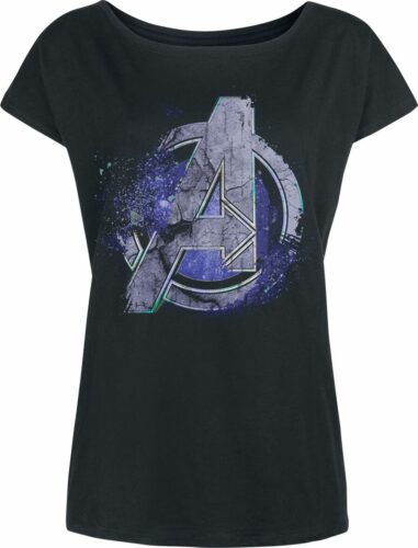 Avengers Endgame - Logo dívcí tricko černá